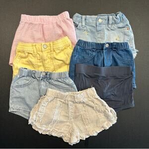 Toddler Girl Shorts Bundle 2T – 7 Pairs, Mix of Brands (Boutique + Retail)